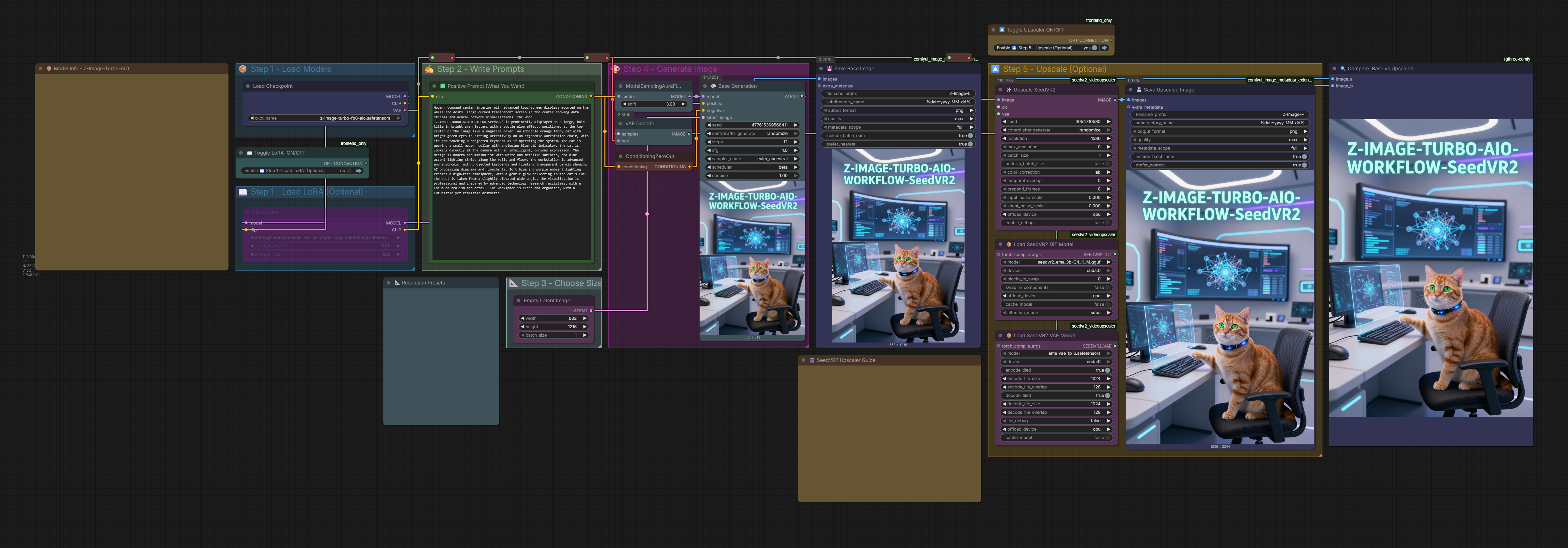 SeedVR2 Workflow Screenshot